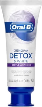 Creme Dental Oral-B Gengiva Detox Gentle Whitening 102g