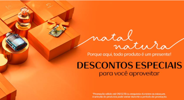 NATURA EM CLIMA DE NATAL - PRODUTOS COM ATÉ 50% DE DESCONTO + NOSSO CUPOM  EXCLUSIVO! em Promoção no Oferta Esperta