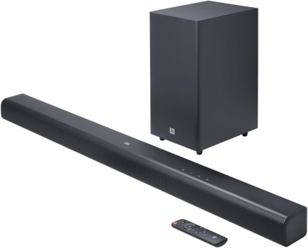 JBL Caixa de Som Soundbar Cinema SB580 3.1 Canais Com Subwoofer Sem Fio Dolby Atmos - 440W RMS