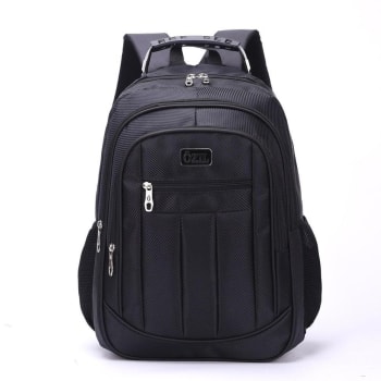 Mochila Masculina Cabo de Aço Executiva Ozil - Preto