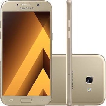 Smartphone Samsung Galaxy A5 Dual Chip Android 6.0 Tela 5,2" Octa-Core 1.9GHz 64GB 4G Câmera 16MP - Dourado