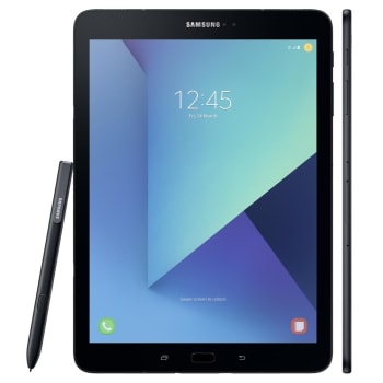 Tablet Samsung Galaxy Tab S3 4G SM-T825 com Tela 9.7”, 32GB, Câmera 12MP, Android 7.0, Leitor de Digitais, 4GB de RAM e Processador Quad-Core – Preto