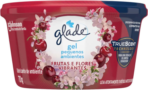 10 Unidades - Glade Gel Flores 70g