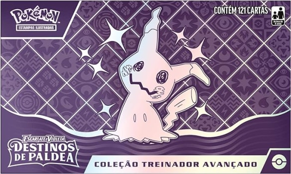 Box Pokémon Treinador Avançado MimiKyu Destinos de Paldea