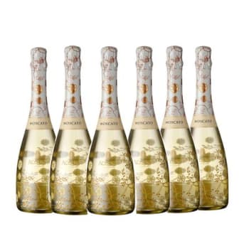 Kit 6 Espumantes Acquesi Moscato 750ml