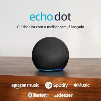 Echo Dot 5ª geração | O Echo Dot com o melhor som já lançado | Cor Preta  