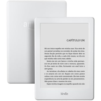 E-Reader Kindle 8ª Geração Wi-Fi com Tela Sensível ao Toque Branco - AO0512