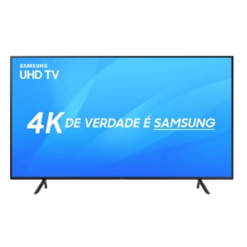 Smart TV LED 55" UHD 4K Samsung 55NU7100 3 HDMI 2 USB Wi-Fi