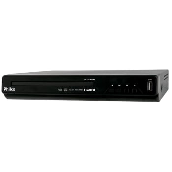 DVD Player Philco com Conexão HDMI e USB Preto PH136