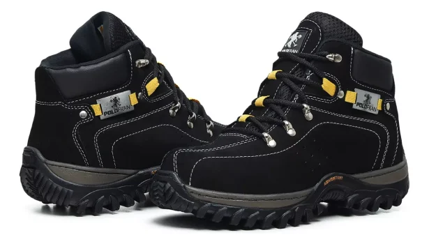 Bota Masculina Adventure Coturno Botina Com Palmilha Em Gel