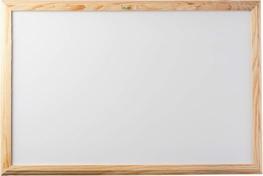 Quadro Branco Standard Moldura de Madeira 60x40 - Souza & Cia