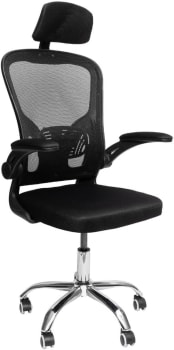 Cadeira De Escritório Preta Presidente Gamer Ergonômica Premium - ELORIA