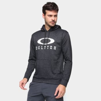 Moletom Oakley Pullover C/ Capuz Masculino - Preto