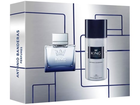 Conjunto Perfume Antonio Banderas King of Seduction Duo Masculino EDT 100ml + Desodorante 150ml