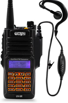 Haiz Rádio Comunicador Walkie Talkie 10w HZ-UV9R