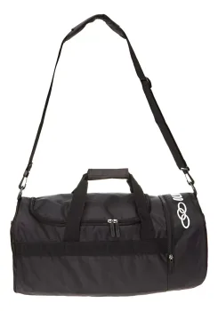 Mala Masculina E Feminina Gym Bag Sm Olympikus Super Nova Cor Preto/Branco Desenho do tecido Liso