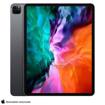 iPad Pro 4° Geração Cinza-Espacial com 12,9?, Wi-Fi, Processador A12Z, 256 GB e Câmeras 12 MP + 10 MP - MXAT2BZ/A