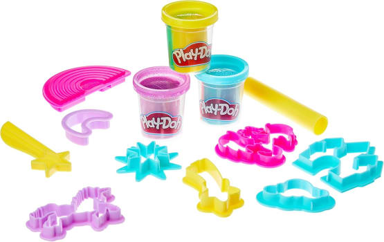 Massa de Modelar Play-Doh Mundo Mágico dos Unicórnios 3 Potes de Massinha - F3616 - Hasbro