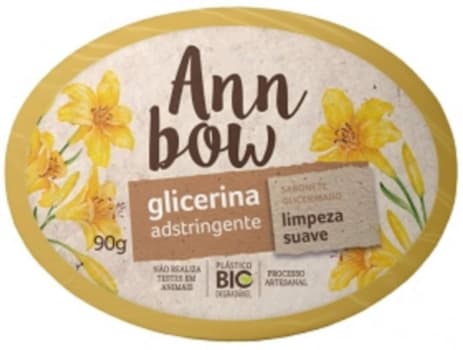 Sabonete Ann Bow Glicerina Adstrigente De 90g, ANN Bow