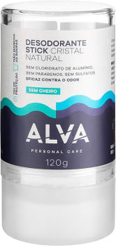 Alva Personal Care, Desodorante Stick Cristal, 120G