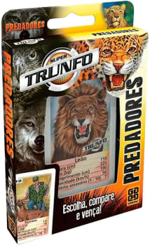 Jogo de Cartas Super Trunfo Predadores