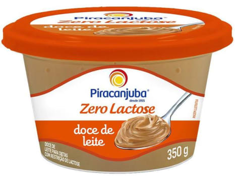 Doce de Leite Original Zero Lactose Piracanjuba - 350g - Magazine Ofertaesperta
