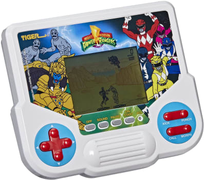  Hasbro Gaming Jogo Eletrônico Retrô Portátil Mighty Morphin Power Rangers Tiger Electronics - F2837 -, Cores variadas 