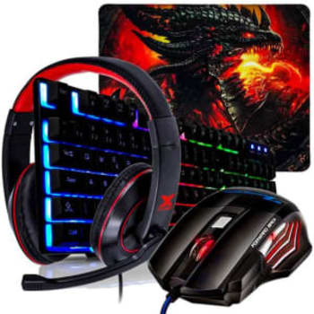 Kit Periféricos Gamer Teclado Rgb Mouse Gamer HeadSet Gamer - EVOLUT - Kit Gamer - Magazine {{route.pmdStoreName}}Logo LuLogo Magalu