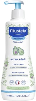 Hidratante Corporal Infantil Mustela Bebê Hydra Bebê com Abacate Orgânico - 500ml