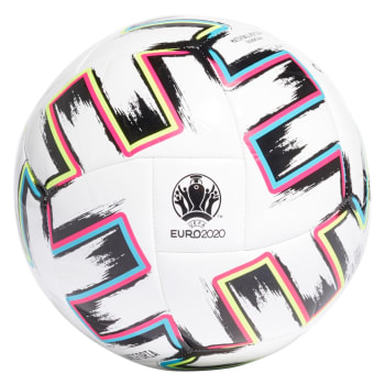 Bola de Futsal Adidas Euro 2020 Uniforia Match Ball Replica Training Sala - Branco e Preto