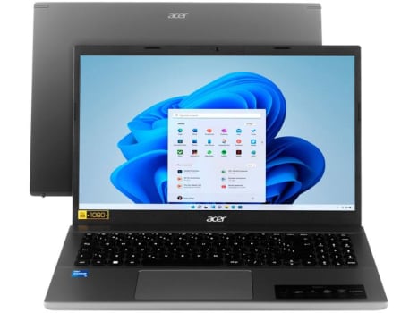 Notebook Acer Aspire 5 Intel Core i5 12450H 8GB RAM 512GB SSD 15,6” Full HD Windows 11 A515-57-565J - Notebook Acer - Magazine {{route.pmdStoreName}}Logo LuLogo Magalu