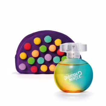 Combo Divertida Mente 2: Colônia Infantil 100ml + Nécessarie