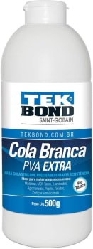 2 Unidades - Tekbond Cola De Alta Resistencia Branca Pva Extra 500g