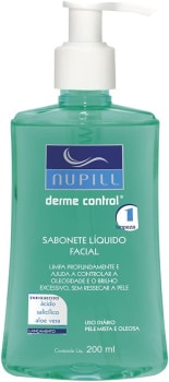 Sabonete Liquido Facial Nupill Derme Control 200ml