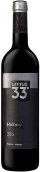 Vinho Latitud 33 Malbec 750ml