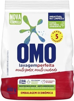 OMO Sabão Em Pó Lavagem Perfeita 400G Bag