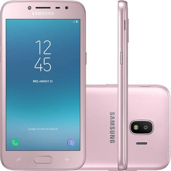 Smartphone Samsung Galaxy J2 Pro Dual Chip Android 7.1 Tela 5" Quad-Core 1.4GHz 16GB 4G Câmera 8MP - Rosa 