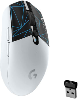  Mouse Gamer Sem Fio Logitech G305 K/DA LIGHTSPEED com 6 Botões Programáveis e Até 12.000 DPI - Edição Oficial League of Legends KDA 