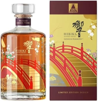 Hibiki Whisky Japonês 700ml - Edição Comemorativa 100 Anos Suntory