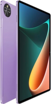 Xixaomiro Tablet 10,1 Polegadas Tela, 12GB RAM + 512GB ROM, 13MP+32MP Câmera, 8800mAh Bateria, Armazenamento Expansível 1 TB, Função SIM, GPS, WiFi, Android 13 Tablet (Roxo)