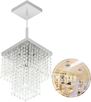 Lustre Pendente De Cristal Acrilico Marrycrilic Formidavel