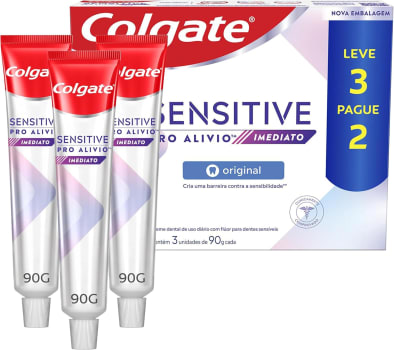 Colgate Creme Dental Para Dentes Sensíveis Sensitive Pro Alivio Imediato Original