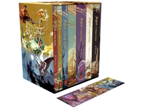 Box de Livros Harry Potter Edição Especial com Marcador de Página - J.K. Rowling