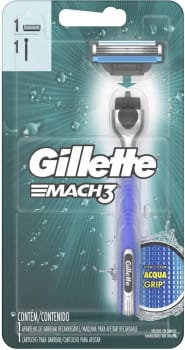 Aparelho de Barbear Gillette Mach3 Acqua-Grip