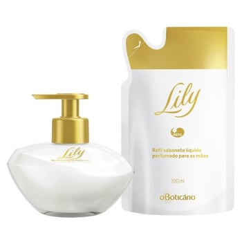 Combo Lily: Sabonete Líquido Mãos + Refil