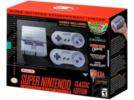 Super Nintendo Classic Edition Compacto - 2 Controles Conexão HDMI e USB 21 Jogos na Memória - Magazine Ofertaesperta