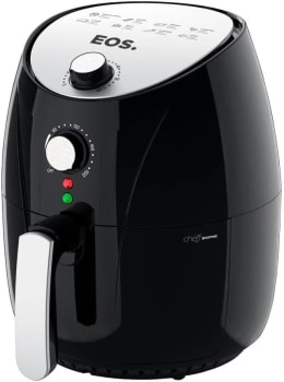 Fritadeira Sem Óleo Air fryer Eos Chef Gourmet 4 Litros Preto com Cinza Eaf40s 110v