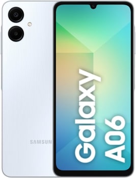 Smartphone Samsung Galaxy A06 128GB, 4GB RAM, Processador Octa-Core, Bateria de 5000mAh, Tela Infinita de 6.7", Câmera Traseira Dupla, Dual Chip - Branco