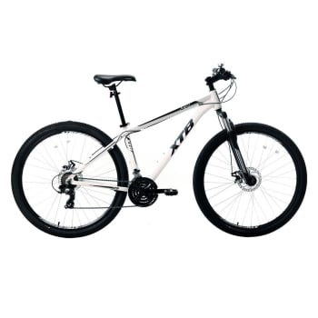 Bicicleta Aro 29 XTB com Quadro em Alumínio, Suspensão Dianteira e 21 Marchas - Branca