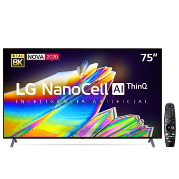 Smart TV LED 75" UHD 8K LG 75NANO95 NanoCell IPS 2020